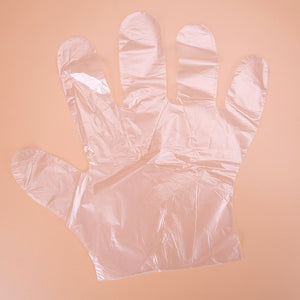 100pcs Disposable Gloves PE Garden BBQ Plastic Gloves