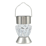 Solar LED Light Hanging Diamond Lamp Outdoor Garden Camping Lantern