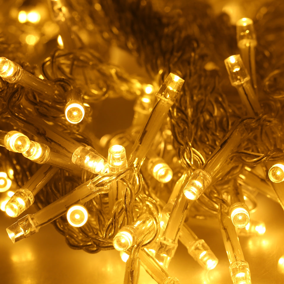 LED Curtain Icicle String Fairy Light Wedding Party Garden Decoration