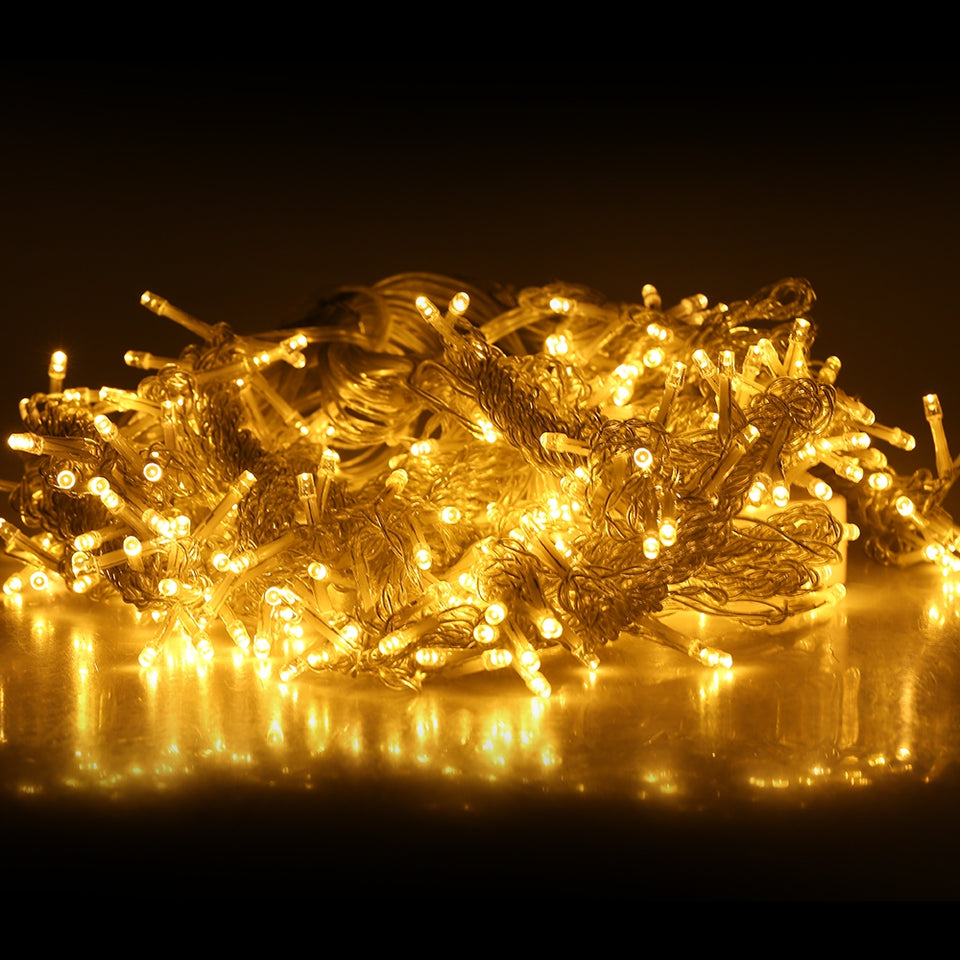 LED Curtain Icicle String Fairy Light Wedding Party Garden Decoration