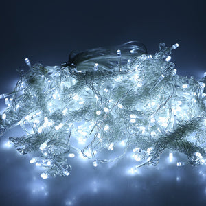 LED Curtain Icicle String Fairy Light Wedding Party Garden Decoration