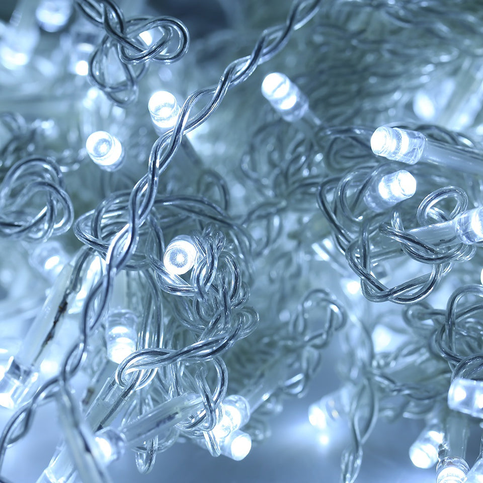 LED Curtain Icicle String Fairy Light Wedding Party Garden Decoration