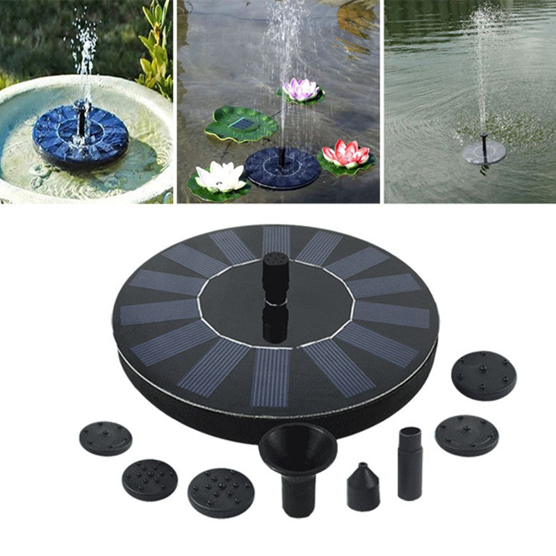 Floating Solar Panel Water Fountain For Garden Solar pump