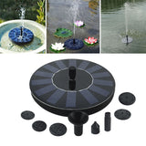 Floating Solar Panel Water Fountain For Garden Solar pump