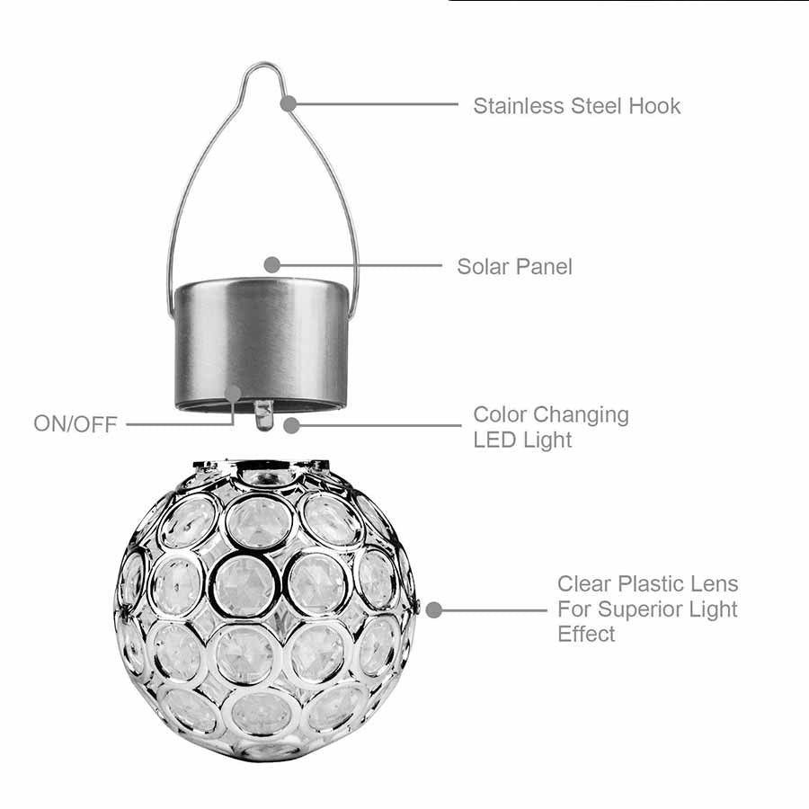 Solar Lamp Holiday Ip65 Garden Lights Outdoor Decoration