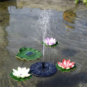 Floating Solar Panel Water Fountain For Garden Solar pump