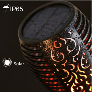 1Pcs Solar Flame Flickering Lawn Lamp Led Dancing Flame