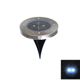 4-LED Solar Power Light Inground Buried Lamp Outdoor Path