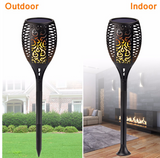 1Pcs Solar Flame Flickering Lawn Lamp Led Dancing Flame